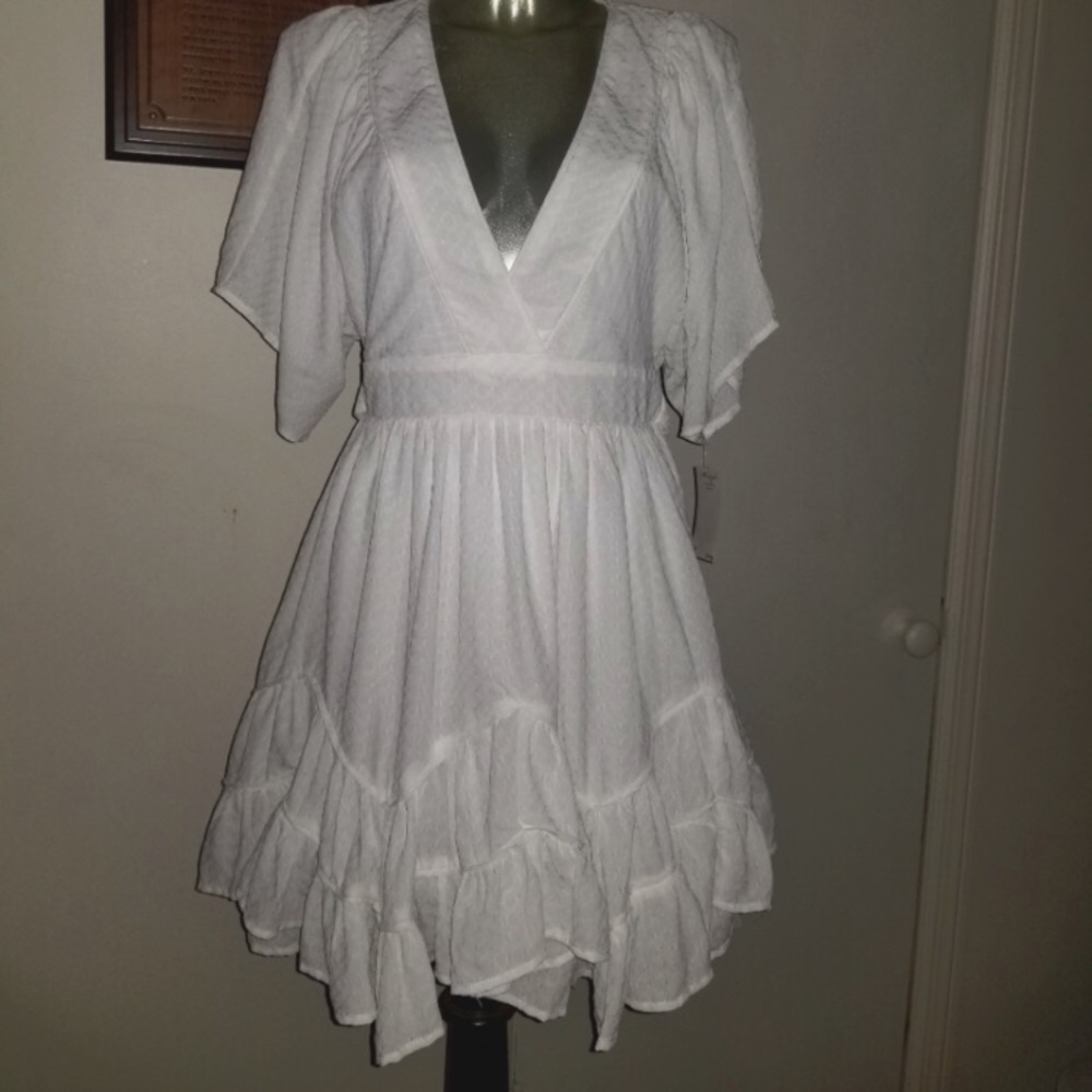 NWT, STORIA Ruffle Dress